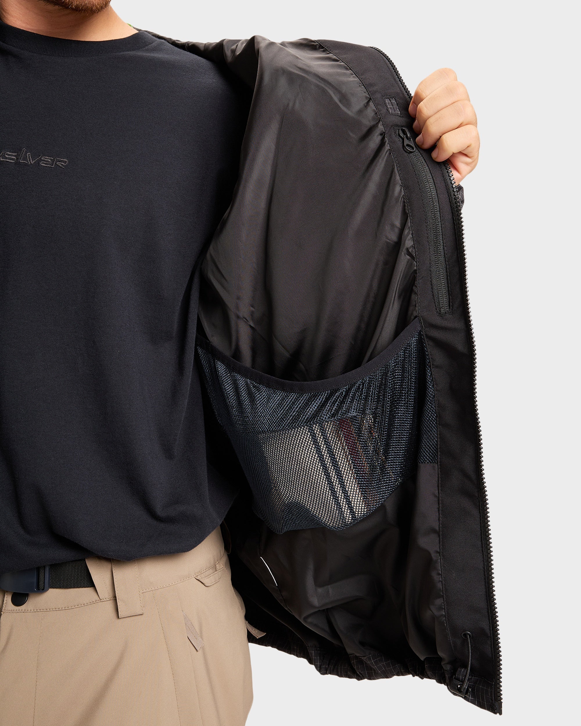 Mens High In The Hood Snow Jacket