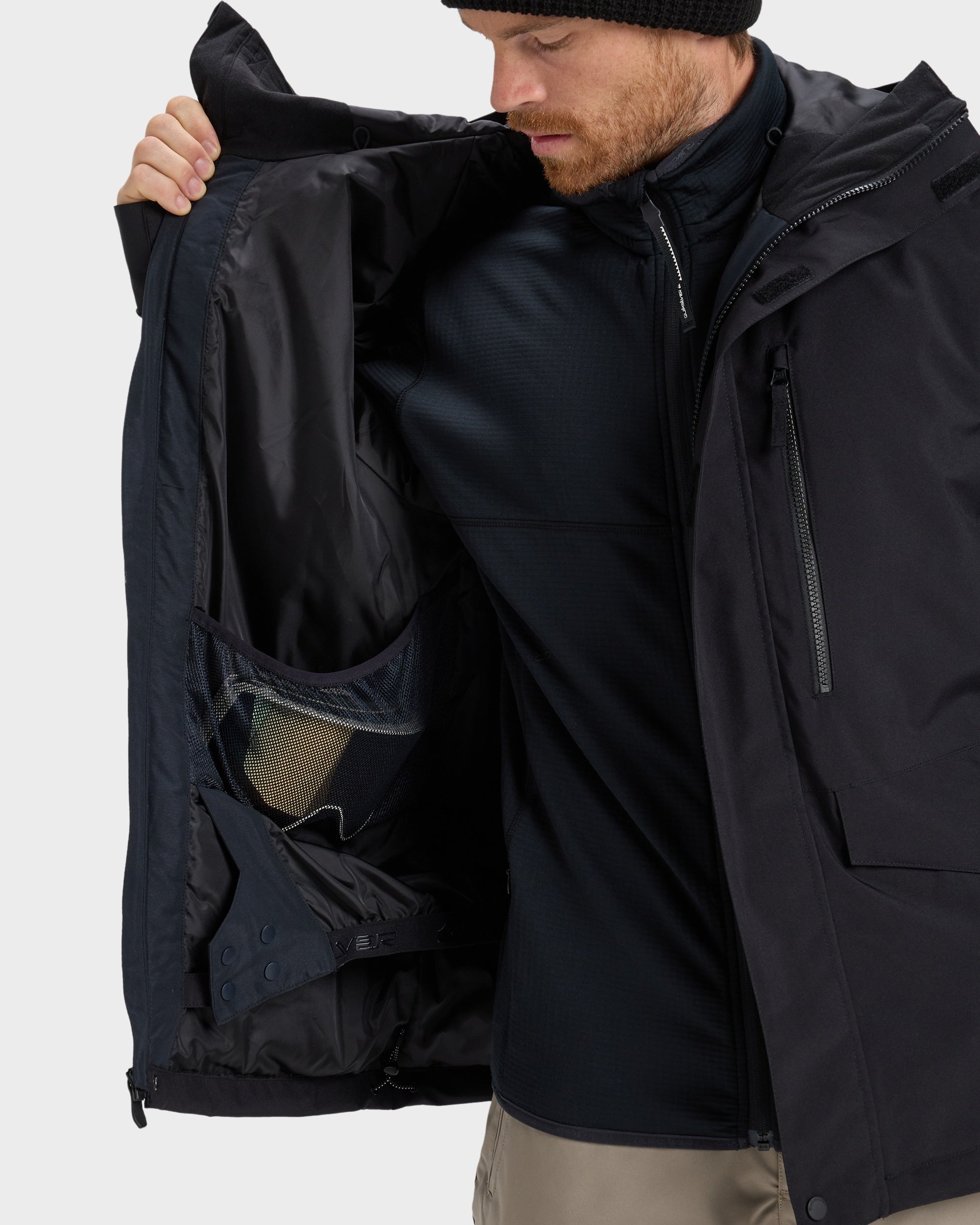 Mens Mission Solid Snow Jacket