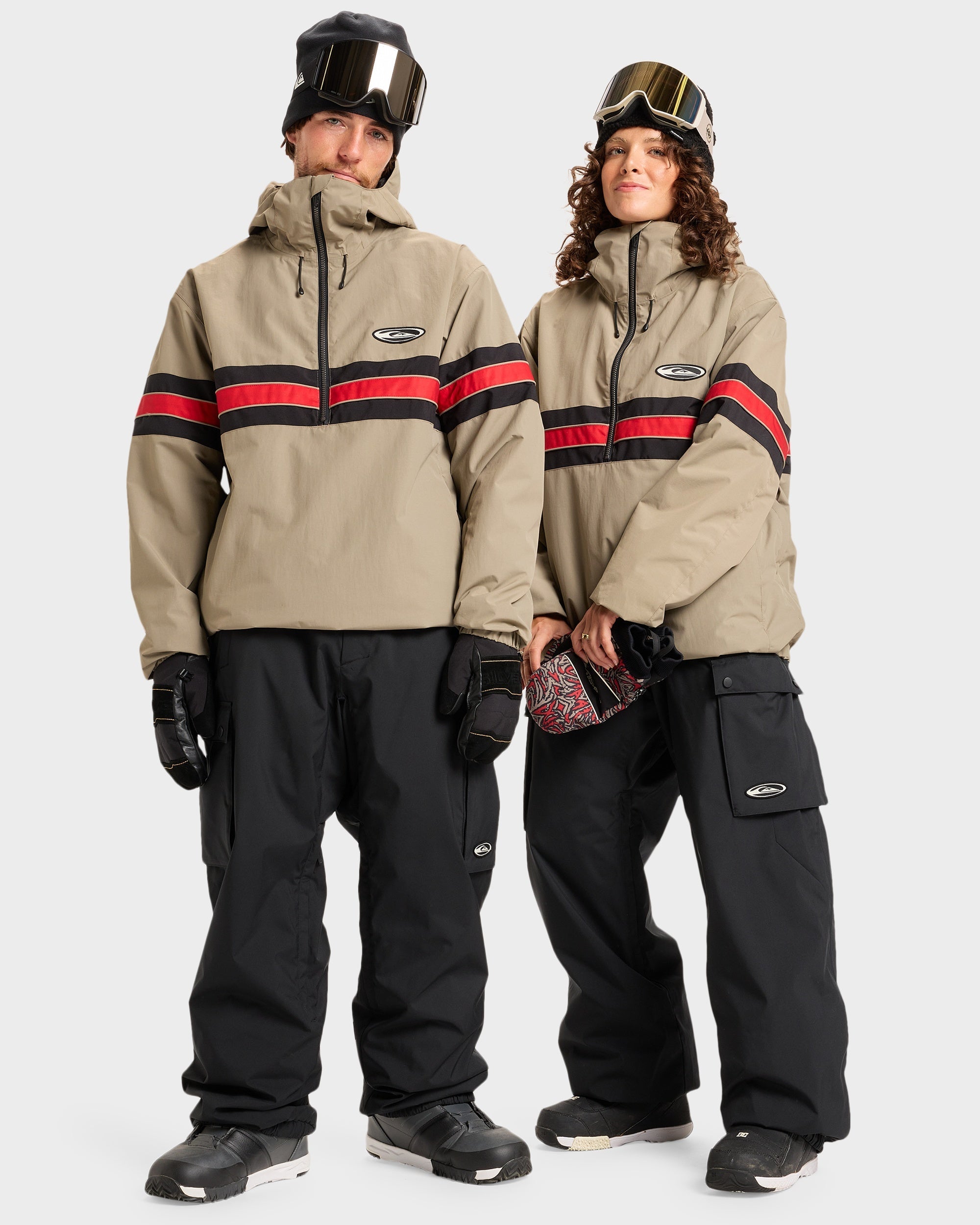 Mens Snow Down Cargo Snow Pants