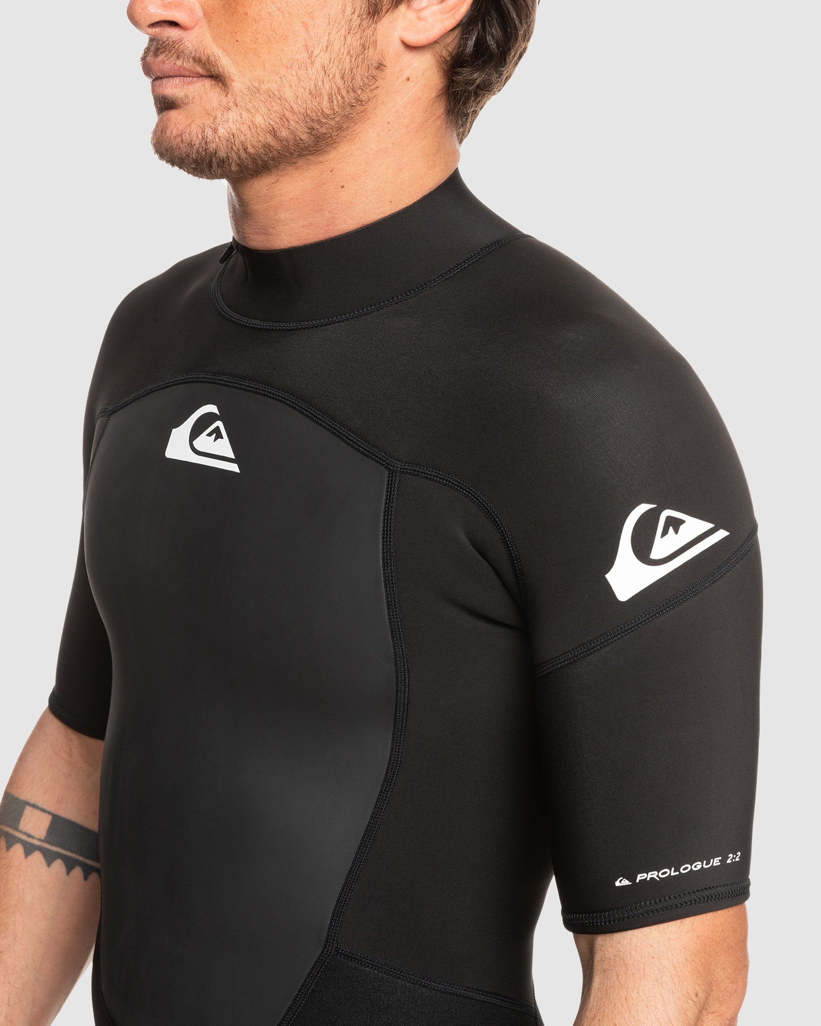 Mens 2/2mm Prologue Short Sleeve Back Zip Springsuit