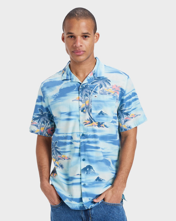 Mens Beach Club Short Sleeve Shirt