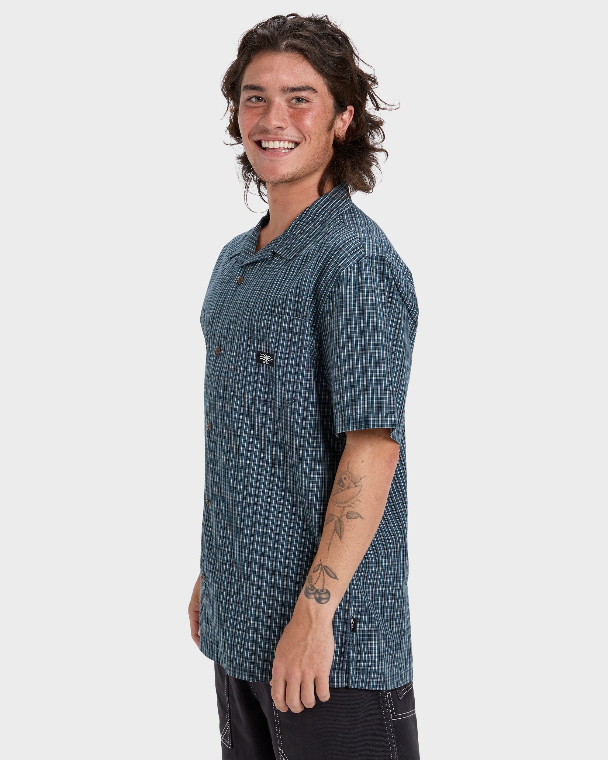 Mens Liquid Metal Short Sleeve Shirt