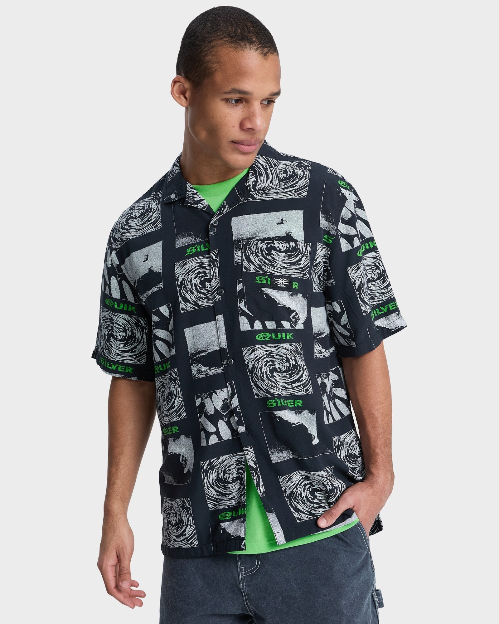 Mens Mercury Tubes Short Sleeve Shirt