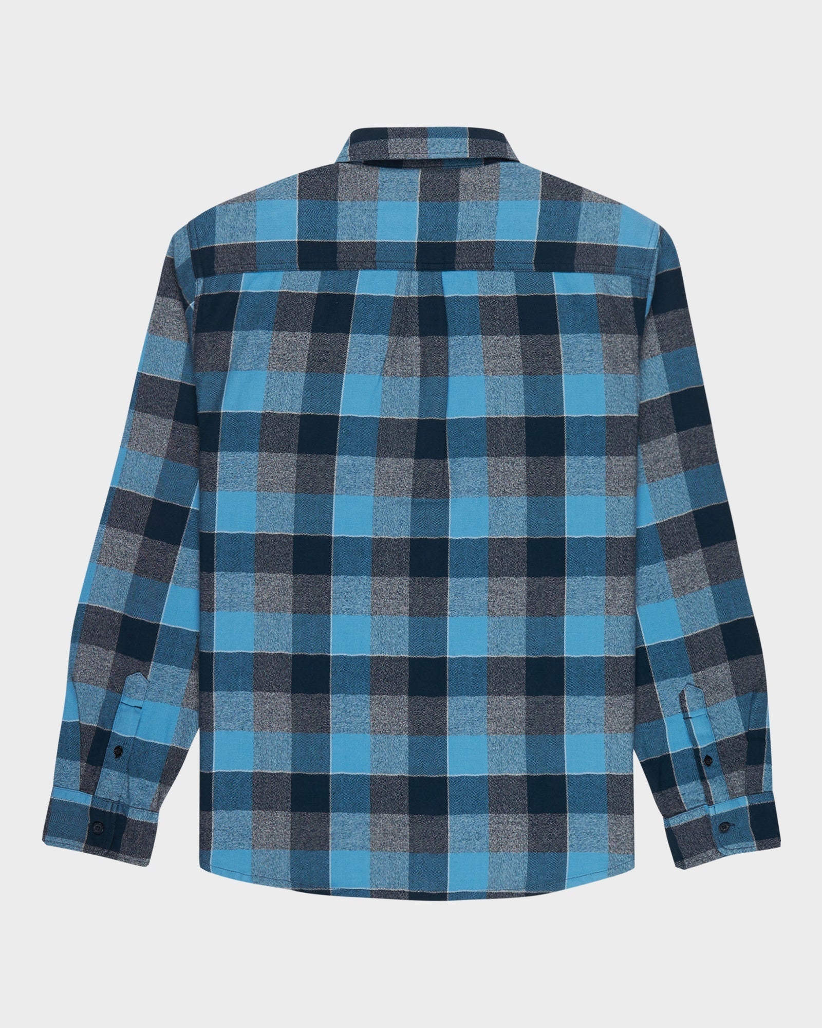 Mens Motherfly Plaid Long Sleeve Shirt