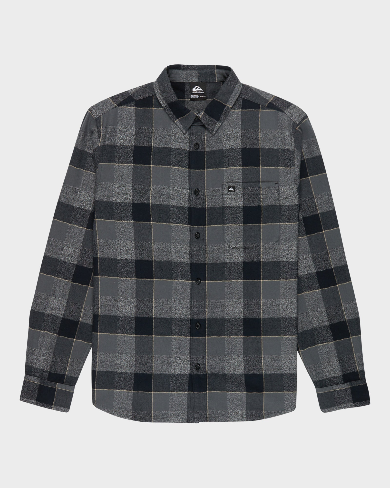 Mens Motherfly Plaid Long Sleeve Shirt