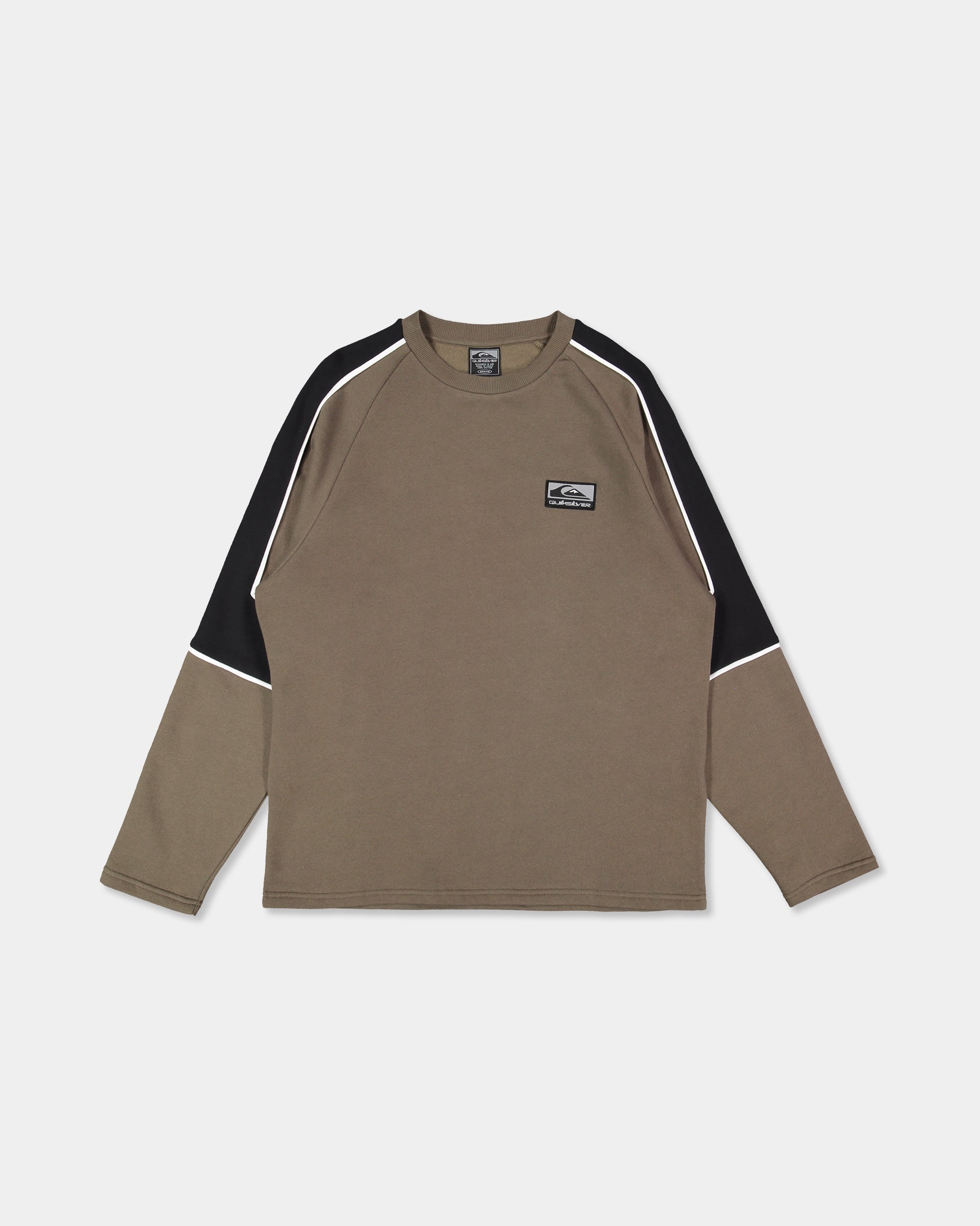 Mens Lines Panel Crew Jumper