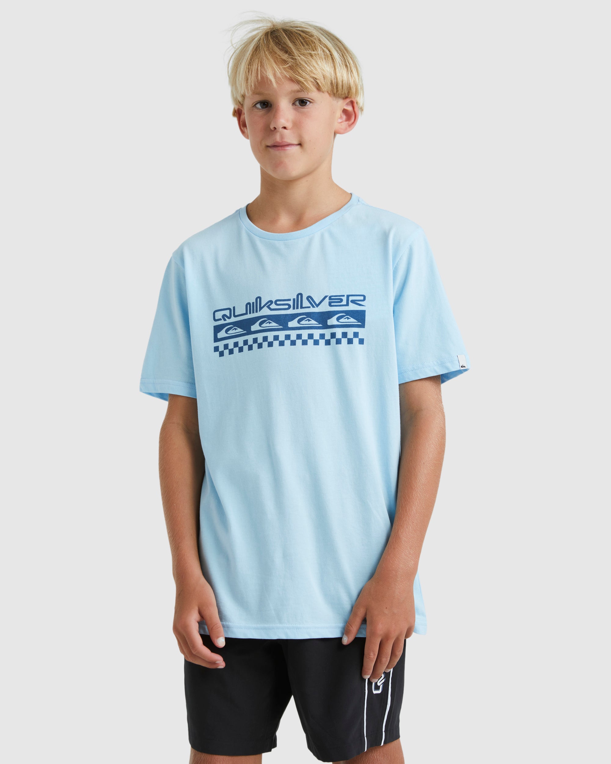 Boys 8-16 Omni Check Turn T-Shirt