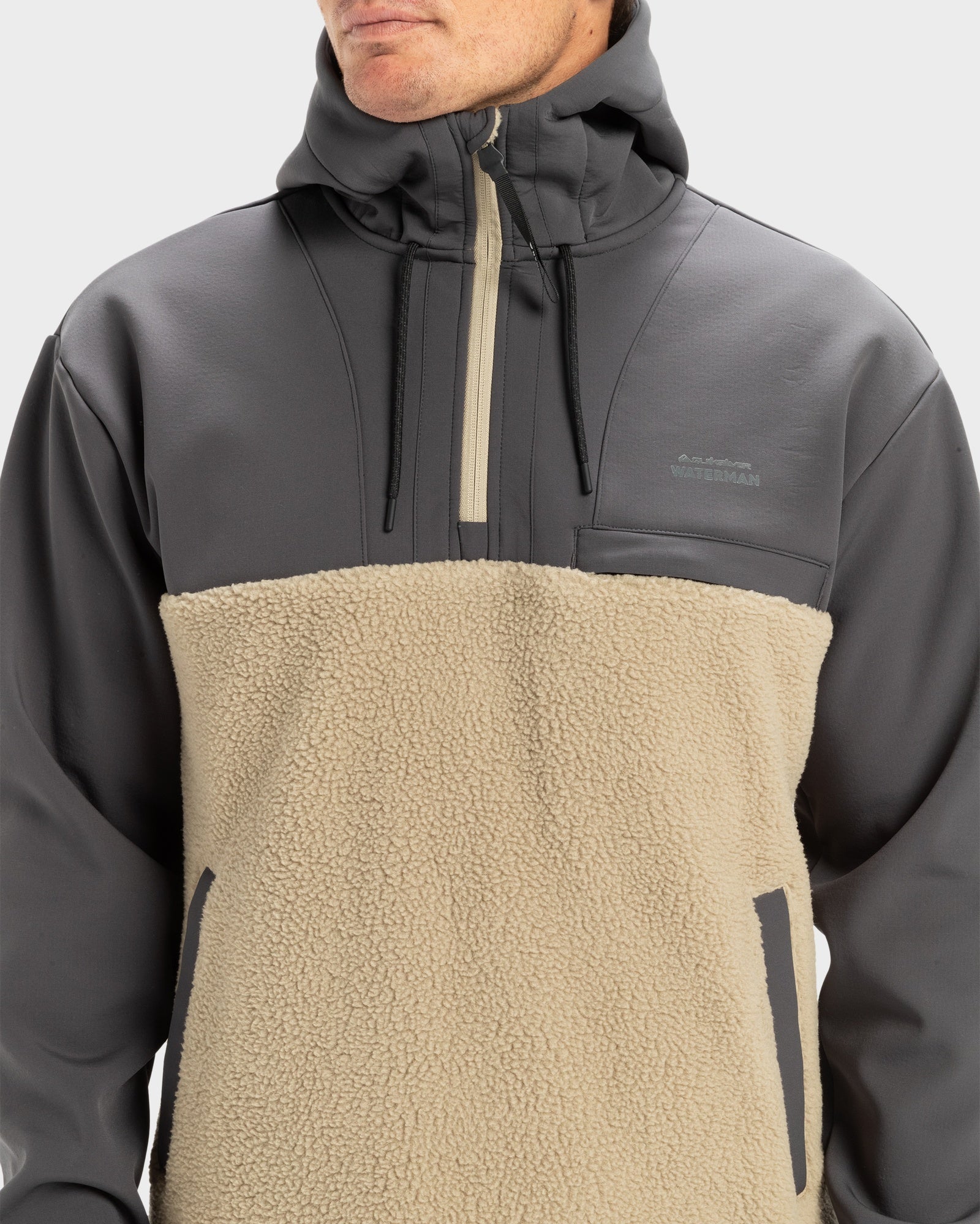Mens South Pop Half-Zip Fleece Top