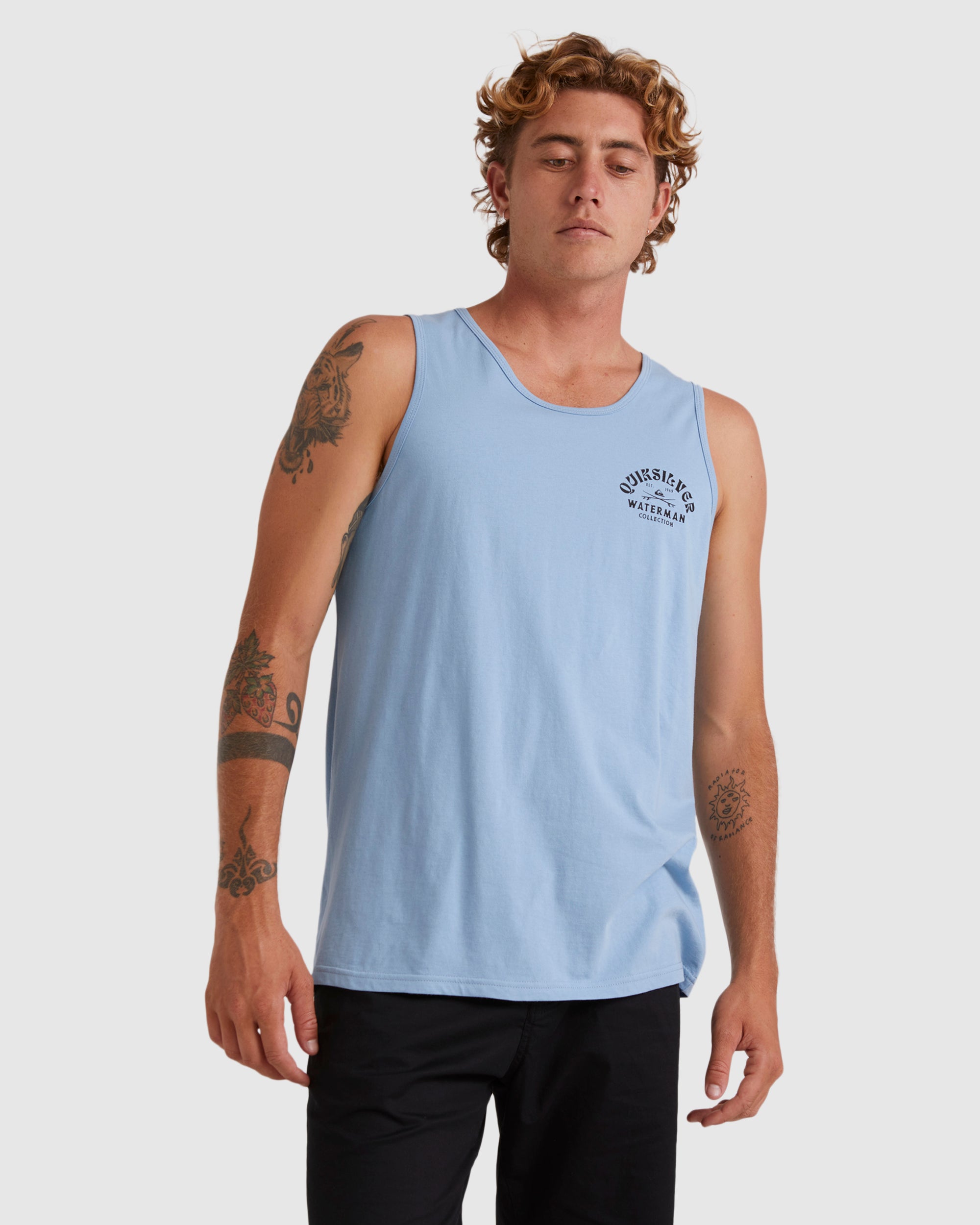 Mens Deep Water Muscle Vest Top