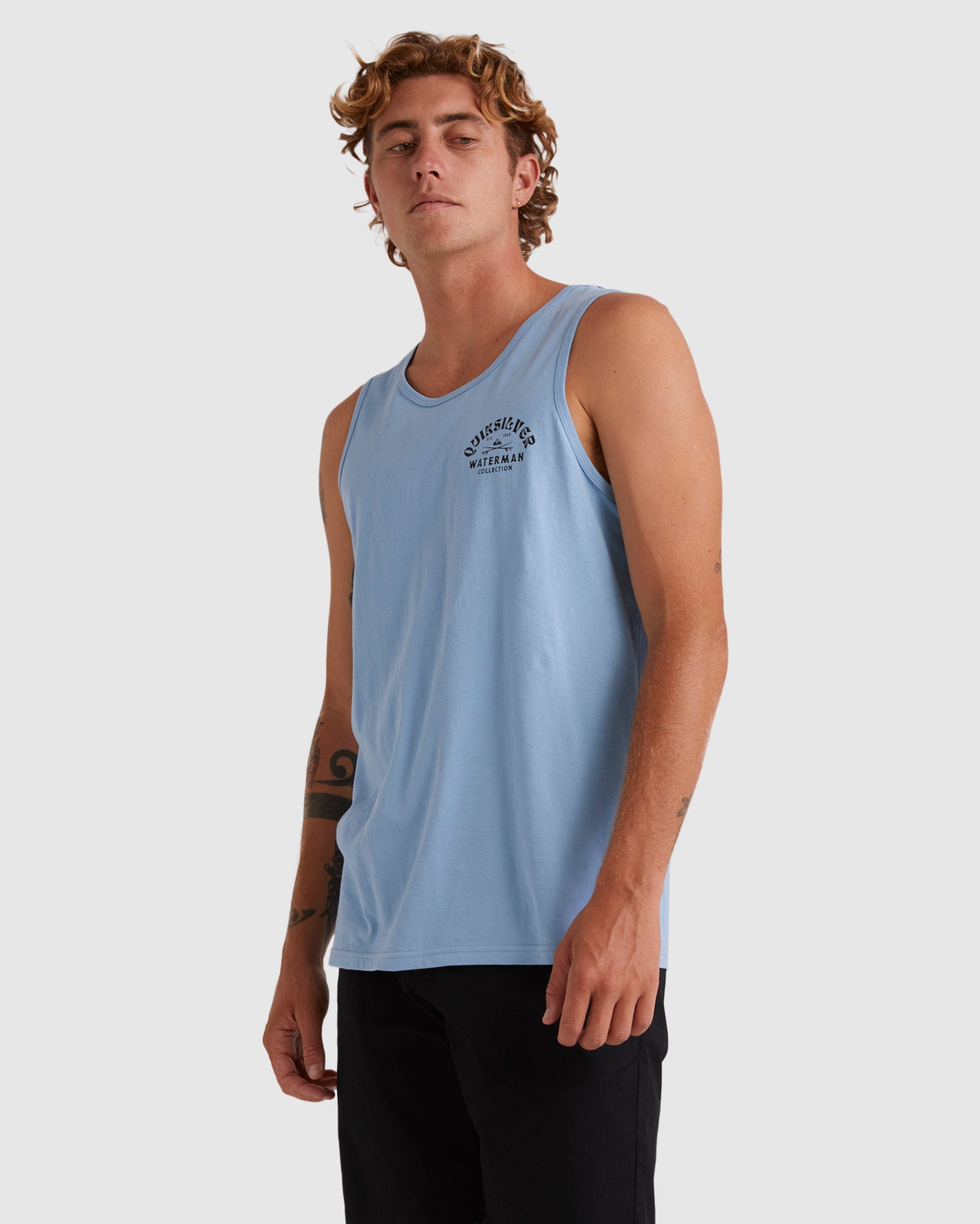 Mens Deep Water Muscle Vest Top