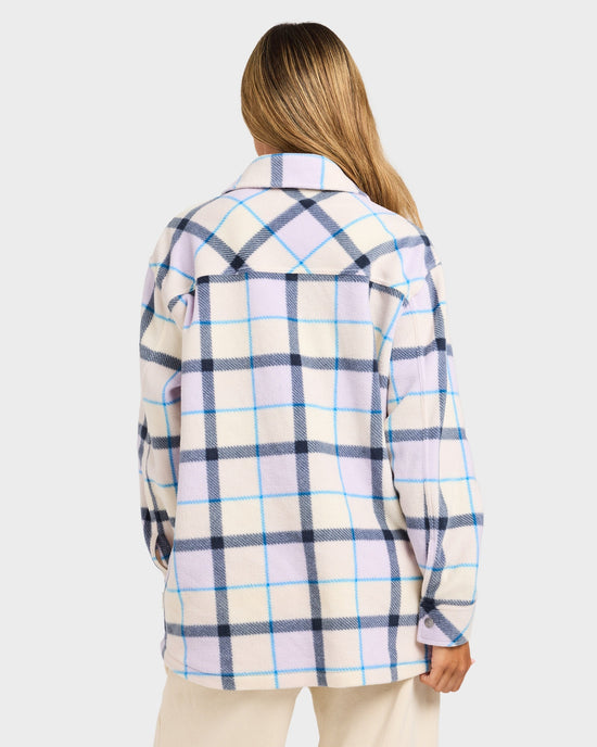 Womens Camp Queen Polar Fleece Long Sleeve Shirt