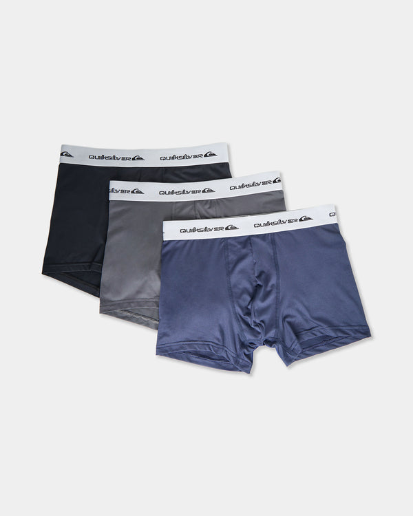 Mens Quiksilver Brief 3 Pack Boxer