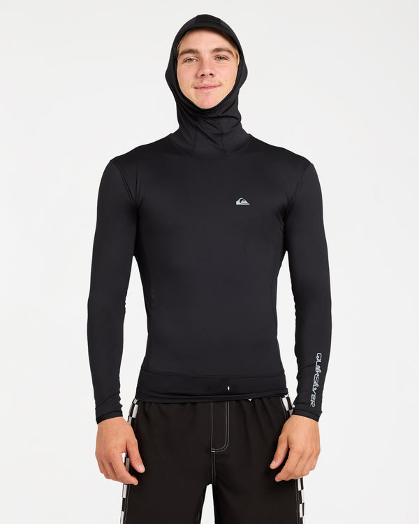 Mens Highline Hooded Long Sleeve Rash Vest