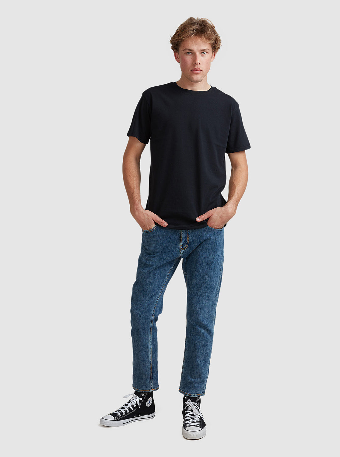 Mens Premium Washed Tee T-Shirt