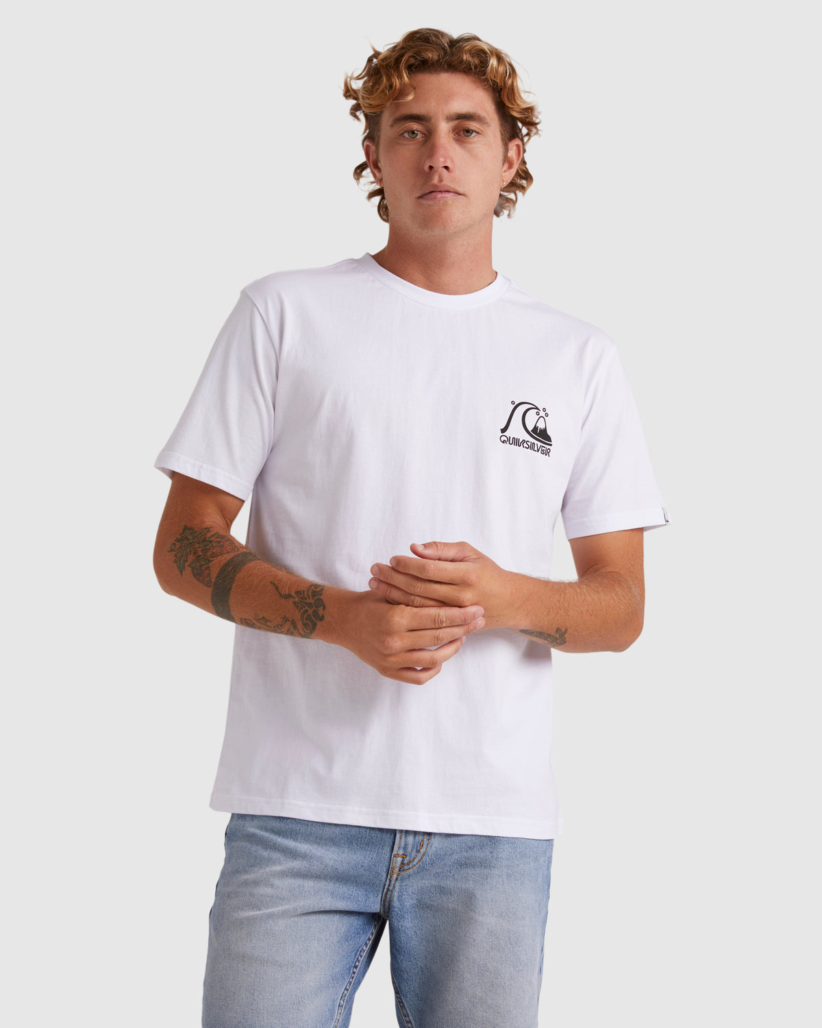 Mens The Original T-Shirt – White – Quiksilver NZ