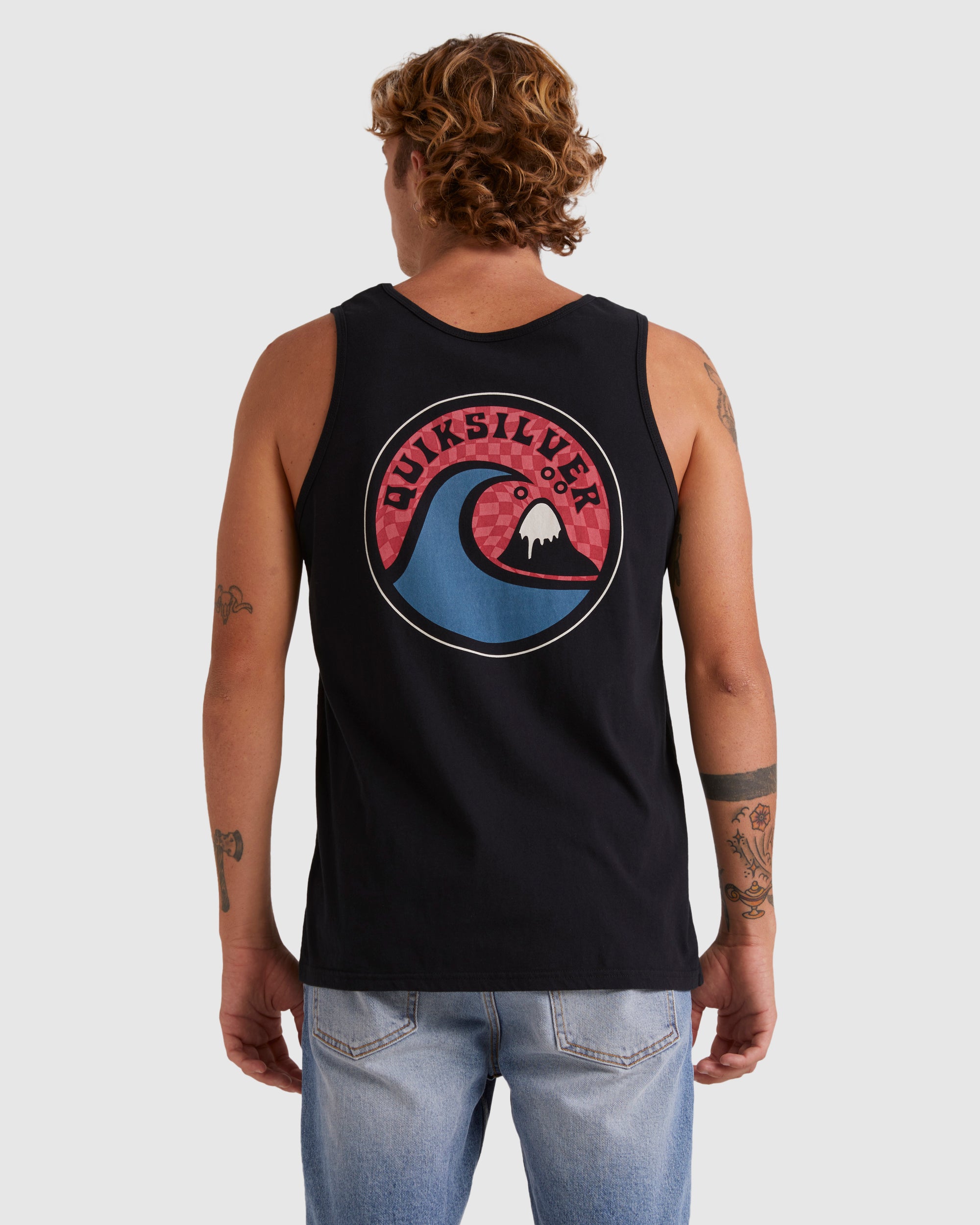 Mens Feeling The Vibe Muscle Vest Top