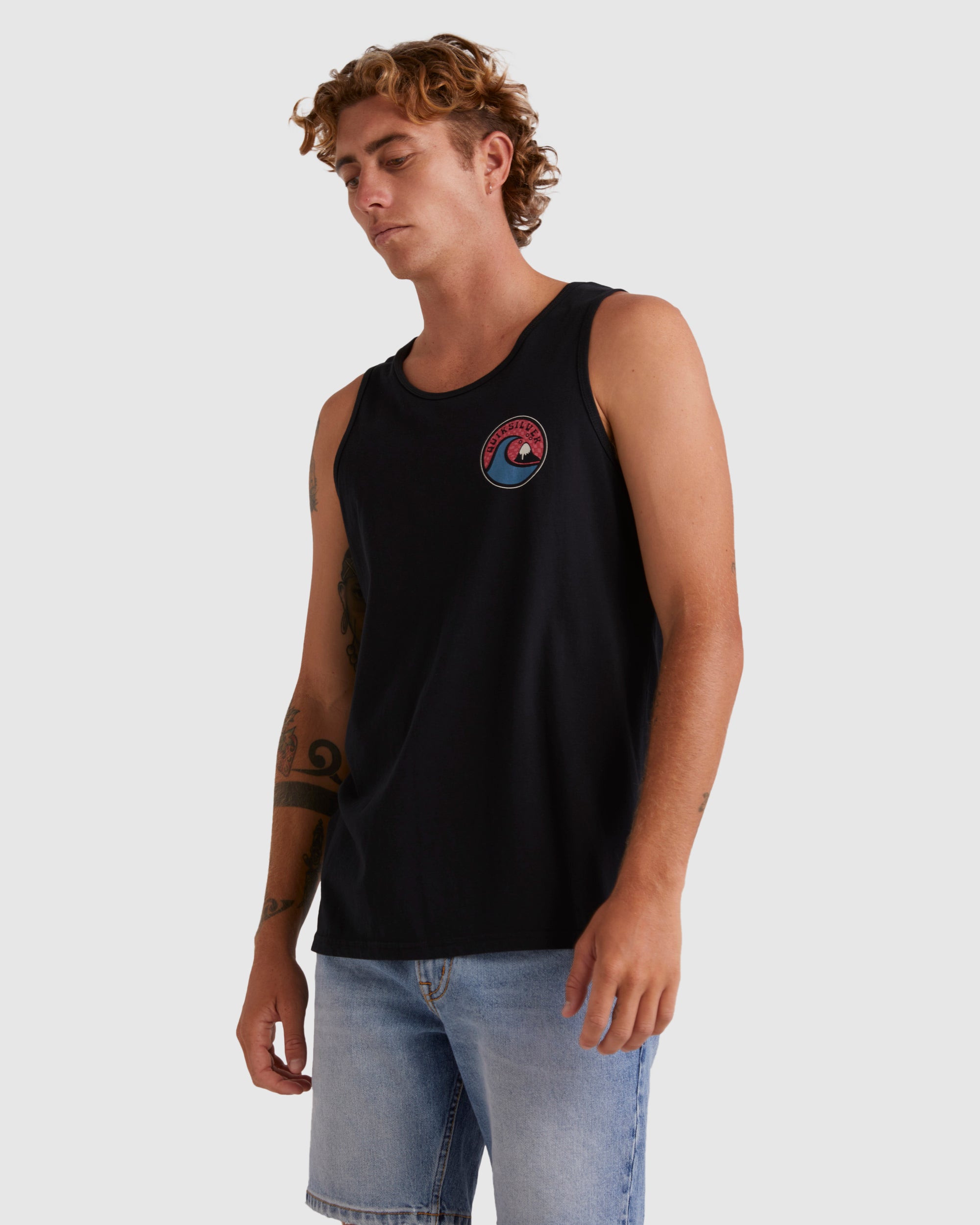 Mens Feeling The Vibe Muscle Vest Top