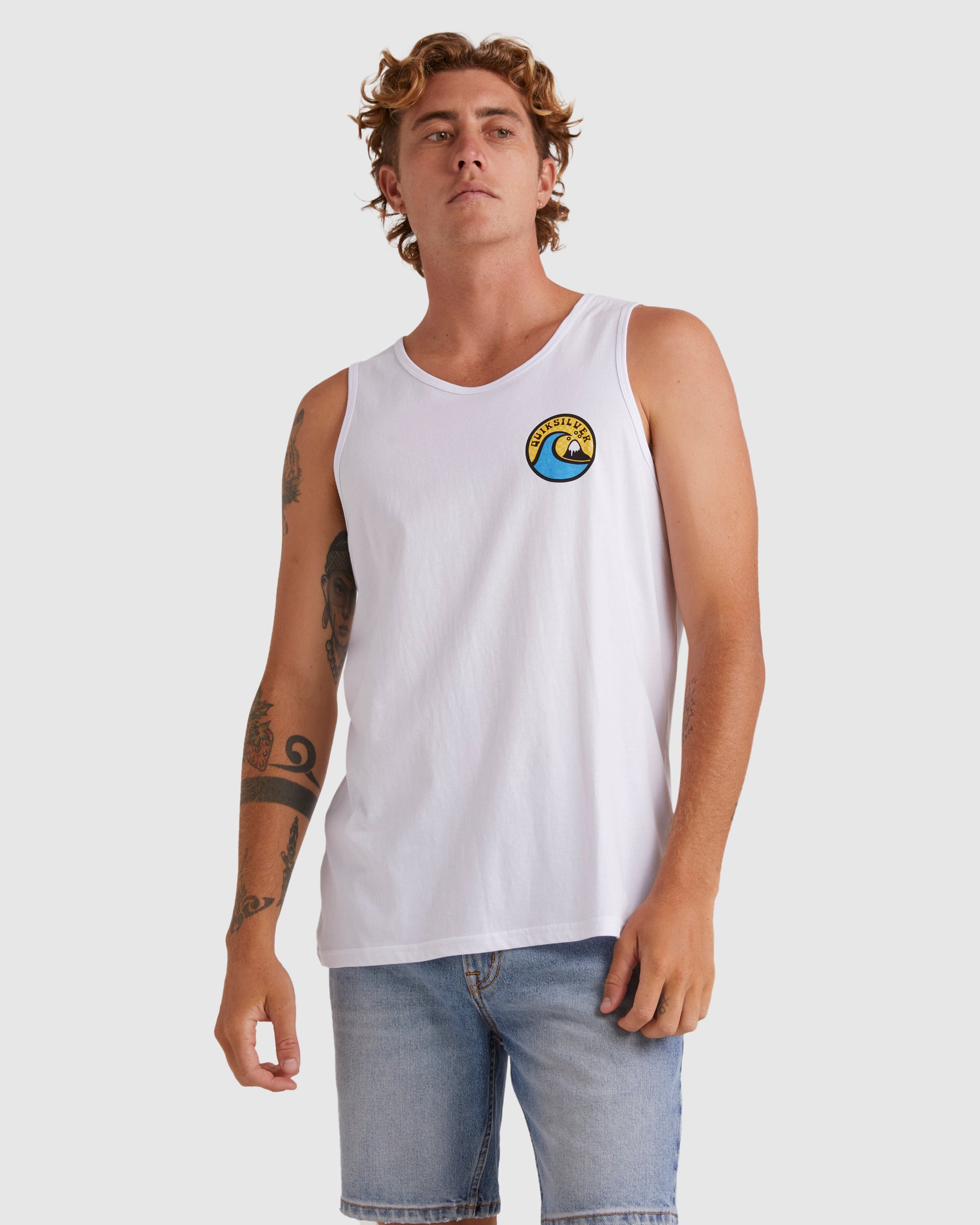 Mens Feeling The Vibe Muscle Vest Top