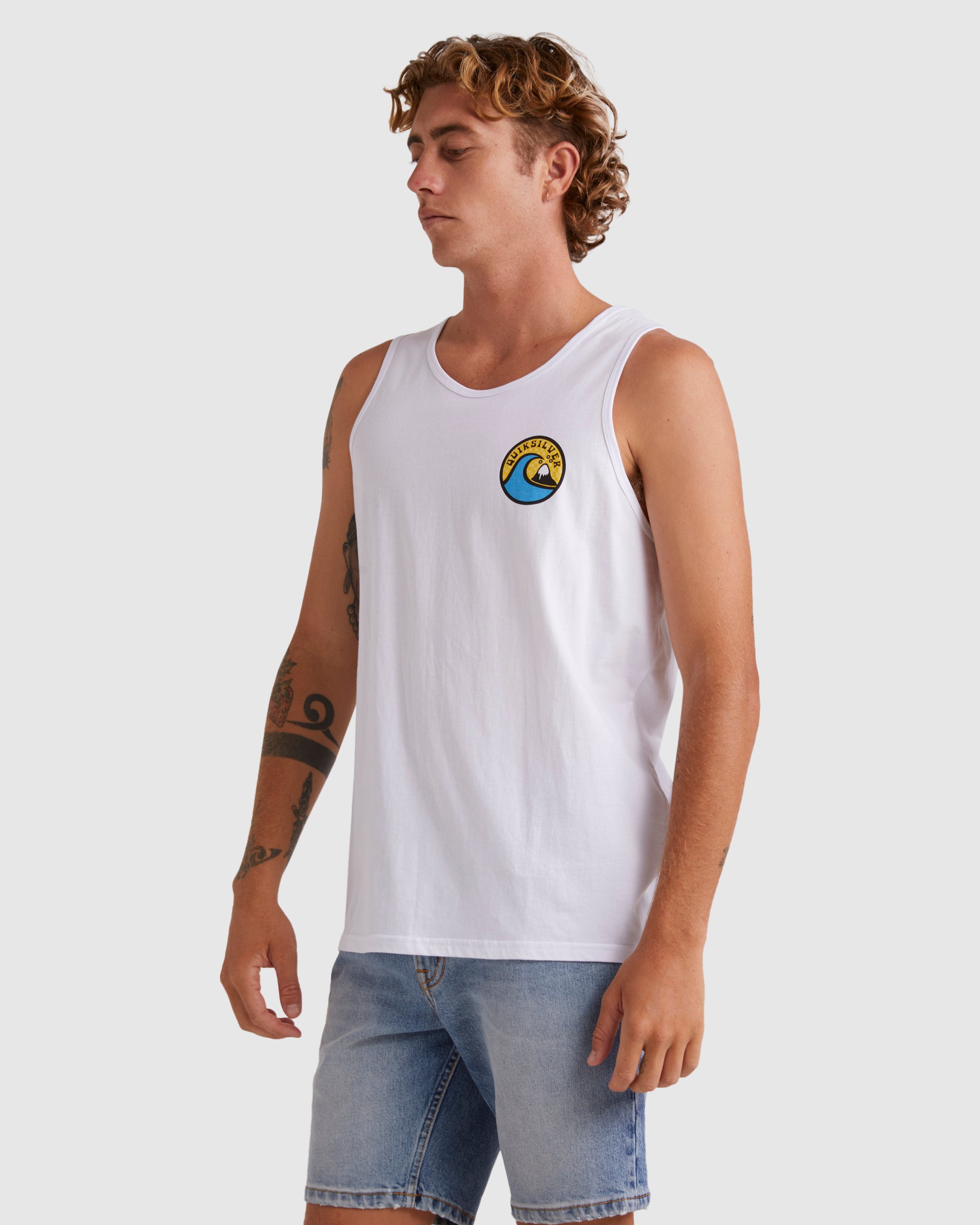 Mens Feeling The Vibe Muscle Vest Top