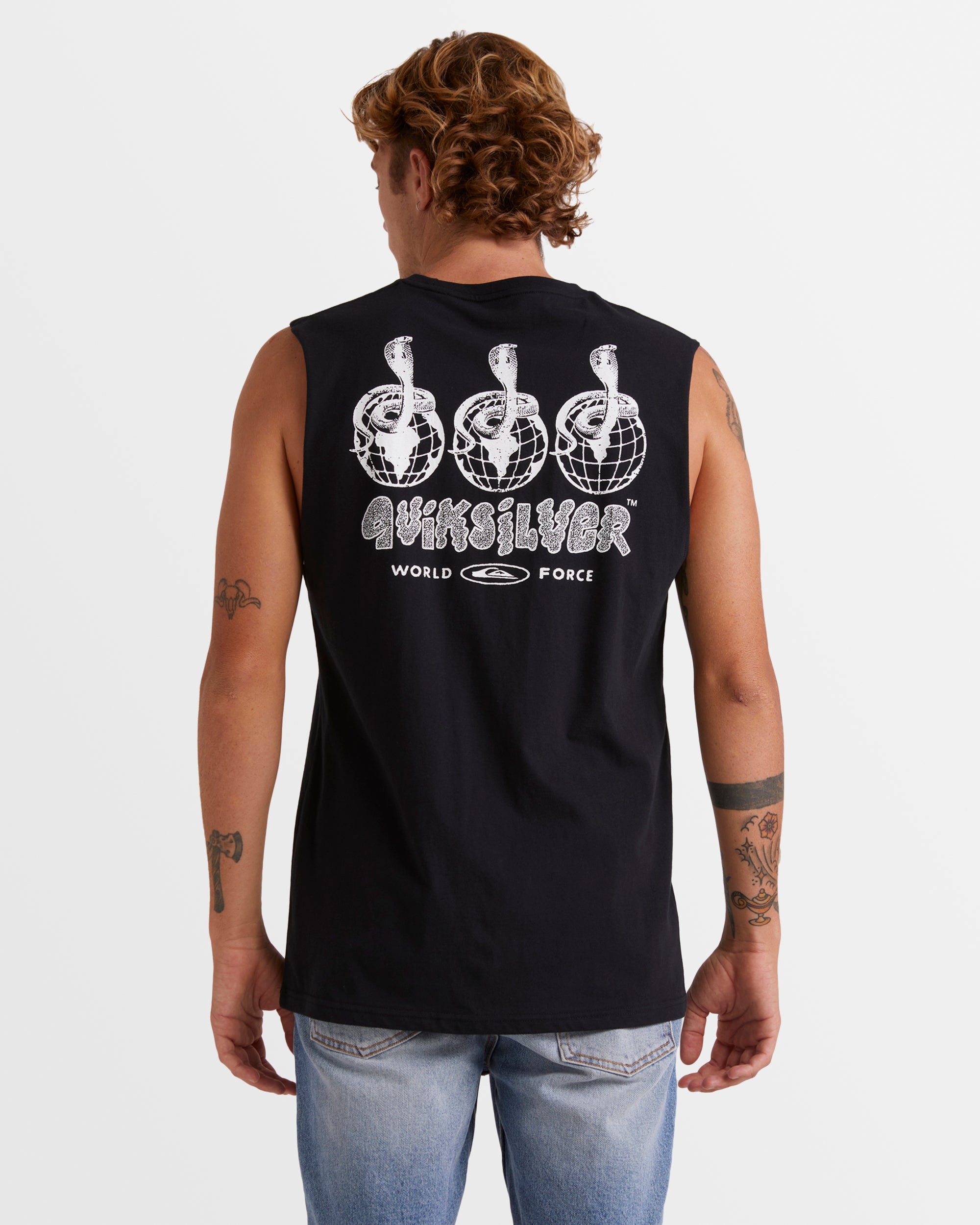 Mens Global Force Sleeveless Muscle T-Shirt