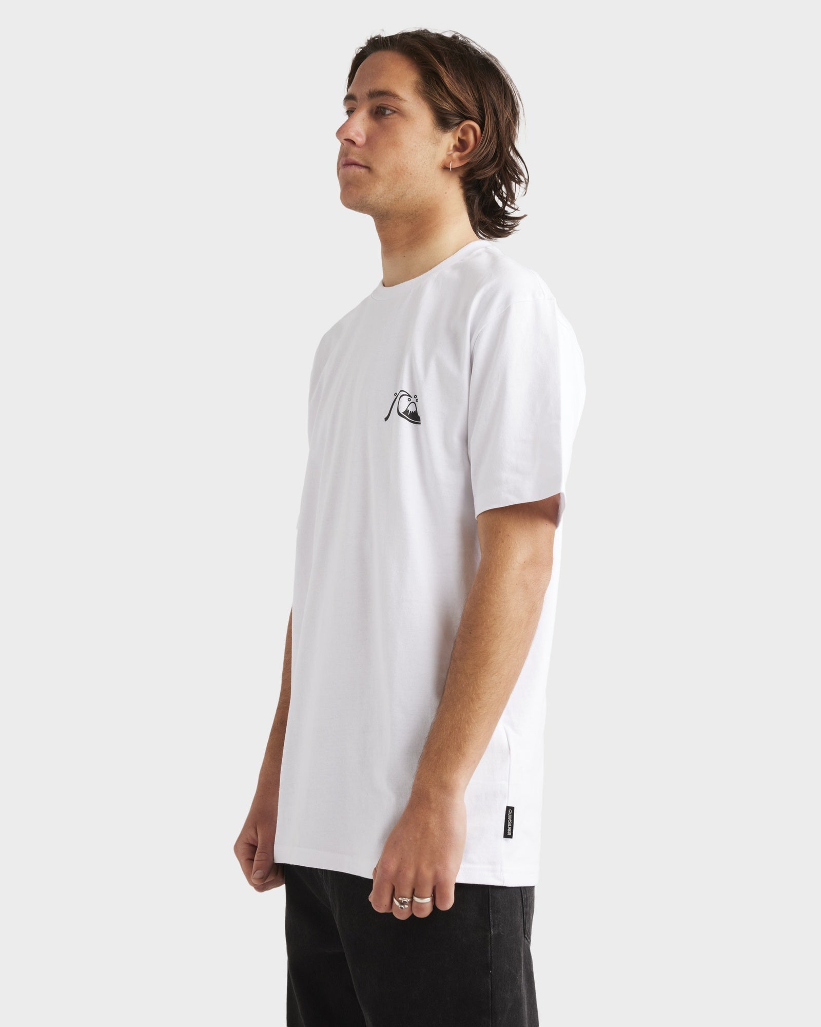 Mens Quiksilver Bubble Logo T-Shirt